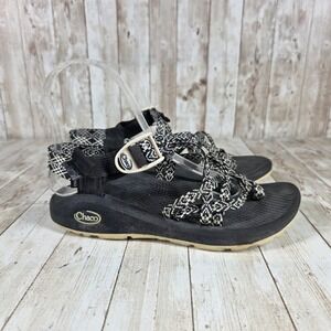 Chaco Z Cloud X Sandals Sport Active Black White‎ Strappy Women's 
Size 6